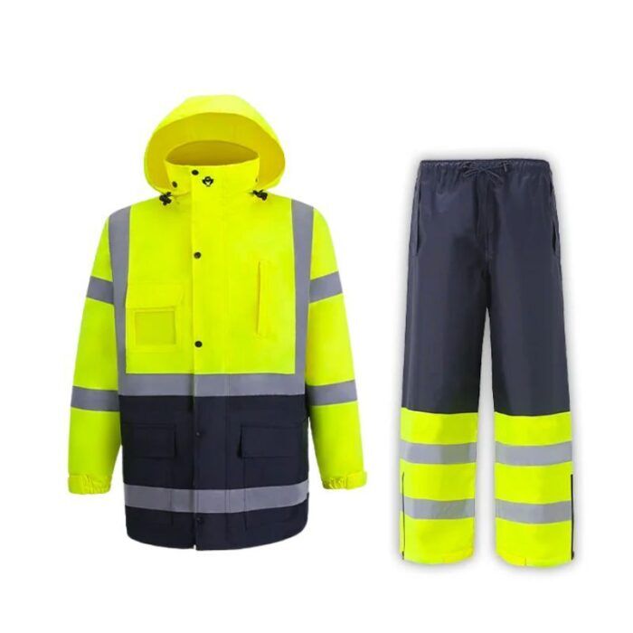 2W High Viz Rain Gear Set