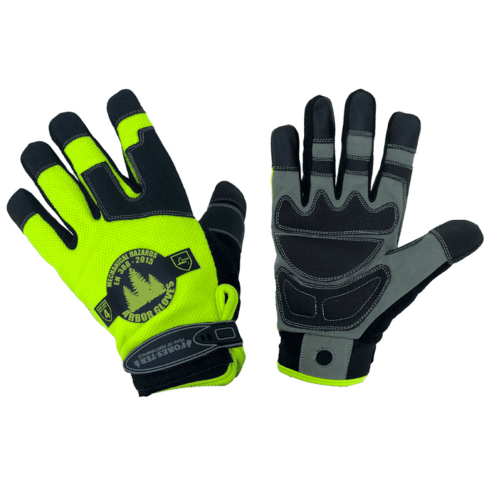 Forester Hi-Vis Arborist Rope/Climbing Glove - Cut Level 4 Protection